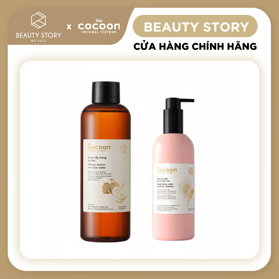 Combo Sữa rửa mặt sen - Nước tẩy trang bí đao